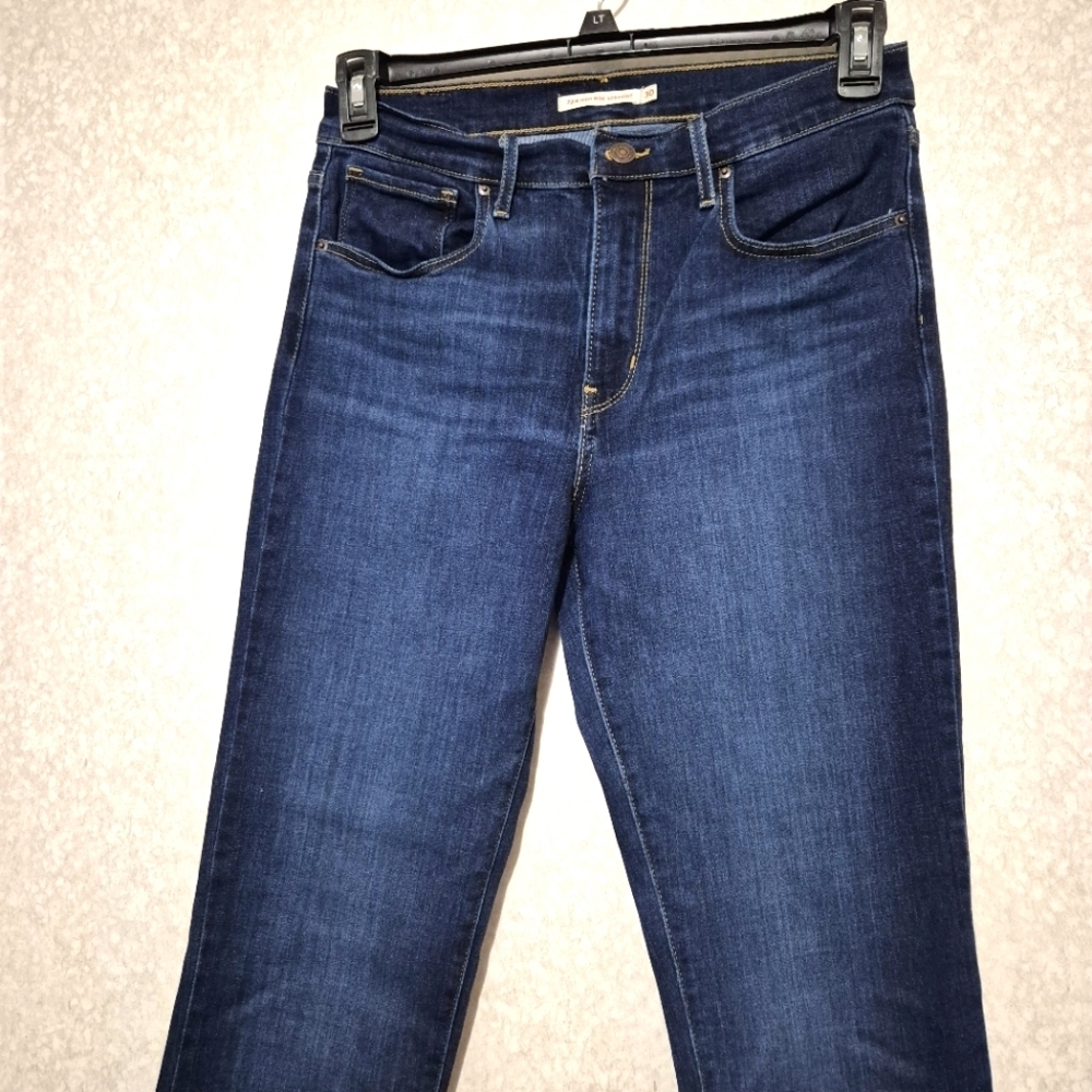 Levi's 724 Blue Straight Leg High Rise Jeans..Size:W30L32 - Picture 3 of 12